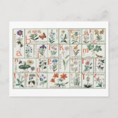  borduurlintmonsternemer | Wilde bloemen Briefkaart (Voorkant)