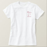 Borduurmoeder van de bride Wedding Apparel Geborduurd Dames Poloshirt<br><div class="desc">Moeder van de Bride</div>