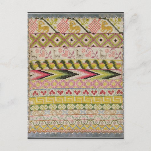 Borduurmonsternemer Briefkaart (Voorkant)