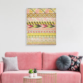 Borduurmonsternemer Canvas Afdruk (Insitu (Woonkamer))