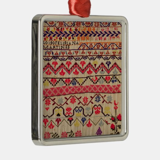 Borduurmonsternemer Metalen Ornament (Rechts)