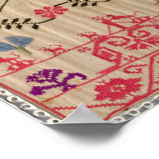 Borduurmonsternemer Poster (Hoek)