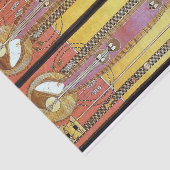 Borduurpanelen van Margare Macdonald Mackintosh Tissuepapier (Detail)