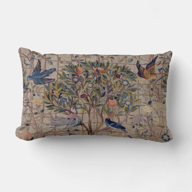  borduurpriemen op trellis-kussen kussen (Voorkant)