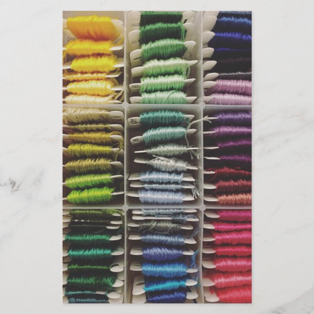 Borduursel Floss Rainbow (Voorkant)