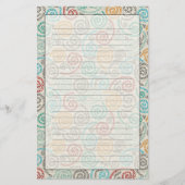 Borduurvormig fancy samengevoegd papier (Voorkant)