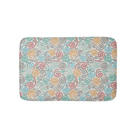 Borduurvormig fancy samengevoegd papier badmat (Voorkant)