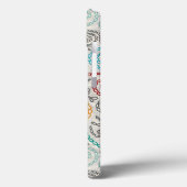 Borduurvormig fancy samengevoegd papier Case-Mate iPhone case (Achterkant / Links)