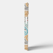 Borduurvormig fancy samengevoegd papier Case-Mate iPhone case (Achterkant / Rechts)