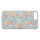 Borduurvormig fancy samengevoegd papier Case-Mate iPhone case (Achterkant (Horizontaal))