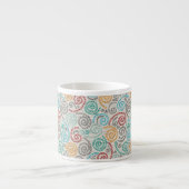 Borduurvormig fancy samengevoegd papier espresso kop (Voorkant)