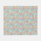 Borduurvormig fancy samengevoegd papier fleece deken (Voorkant (Horizontaal))