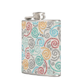 Borduurvormig fancy samengevoegd papier heupfles (Links)