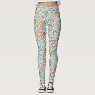 Borduurvormig fancy samengevoegd papier leggings