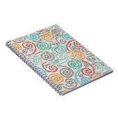 Borduurvormig fancy samengevoegd papier notitieboek (Rechterzijde)