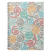 Borduurvormig fancy samengevoegd papier notitieboek (Voorkant)