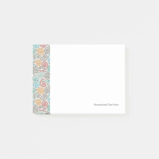 Borduurvormig fancy samengevoegd papier post-it® notes (Voorkant)