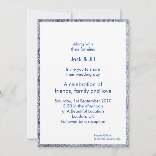 Borduurwerk 13x18 cm kaart (Voorkant)