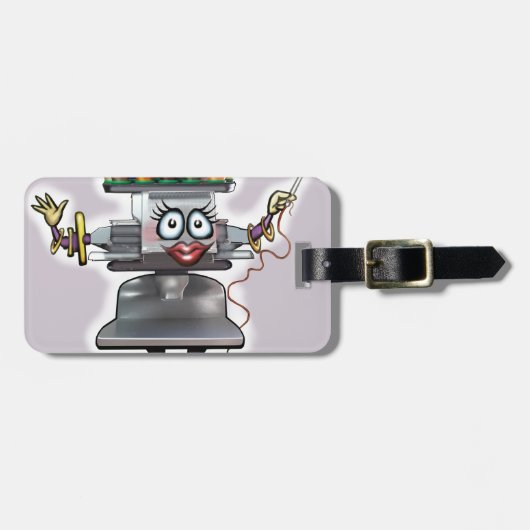 borduurwerk bagagelabel (Voorkant horizontaal)