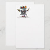 borduurwerk briefpapier (Voorkant / Achterkant)