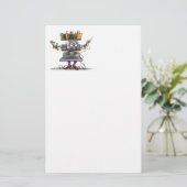 borduurwerk briefpapier (Staand voorkant)