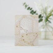 Borduurwerk Crazy Quilt Panel No.6 Briefkaart (Staand voorkant)