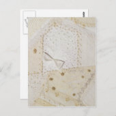 Borduurwerk Crazy Quilt Panel No.6 Briefkaart (Voorkant / Achterkant)