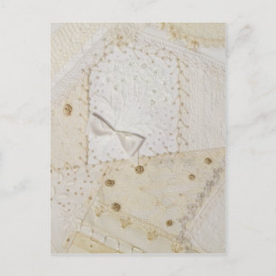 Borduurwerk Crazy Quilt Panel No.6 Briefkaart