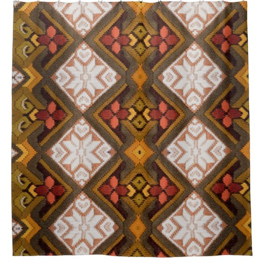  borduurwerk douchegordijn (Voorkant)