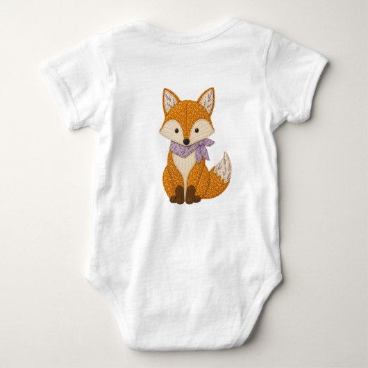Borduurwerk Foxy Romper (Achterkant)