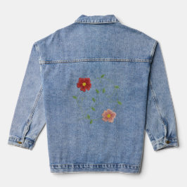 Borduurwerk in Bloom Denim Jacket