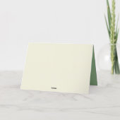 Borduurwerk Kerst Bloemen Voorjaar Pinecone Rood Feestdagen Kaart (Achterkant)