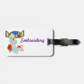 borduurwerk label bagagelabel