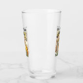 Borduurwerk Look Native American Bossen Tepee Glas (Links)