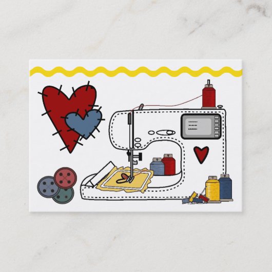 Borduurwerk - Mode - Seamstress - SRF Visitekaartje (Voorkant)