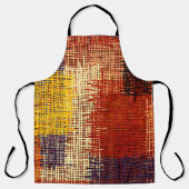 Borduurwerk - naadloze versiering. Verkleurde lijn Schort (Voorkant)