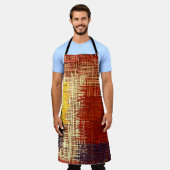 Borduurwerk - naadloze versiering. Verkleurde lijn Schort (Gedragen)