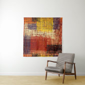 Borduurwerk - naadloze versiering. Verkleurde lijn Wandkleed (In Situ (horizontaal))