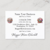 Borduurwerk / Naaien / Naaisters Visitekaartje (Achterkant)