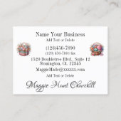 Borduurwerk / Naaien / Naaisters Visitekaartje (Achterkant)