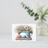 Borduurwerk / Naaien / Naaisters Visitekaartje (Staand voorkant)