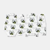 Borduurwerk Print Schattige Bijen Baby shower Bedankdoosjes (Uitgevouwen)