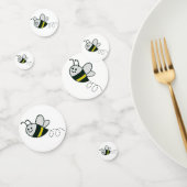 Borduurwerk Print Schattige Bijen Baby shower Confetti (Groep)