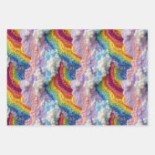 Borduurwerk Regenboog, Sky, en Cloud Design Inpakpapier Vel (Voorkant 3)