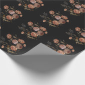  borduurwerk: rozen op zwart. cadeaupapier (Hoek)