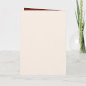 Borduurwerk Stitchwork van Notenkraker Kerstmis Feestdagen Kaart (Achterkant)