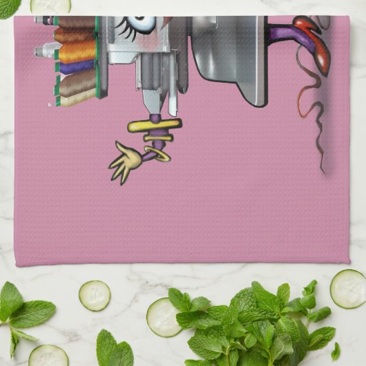 Borduurwerk Theedoek (Gevouwen)