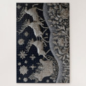 borduurwerk voor sleeën legpuzzel (Verticaal)