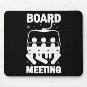 Bordvergaderingen Snowboard Vergadering Snowboarde Muismat