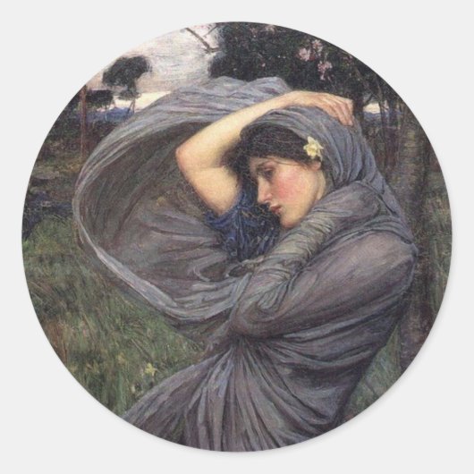 Borea Ronde Sticker (Voorkant)